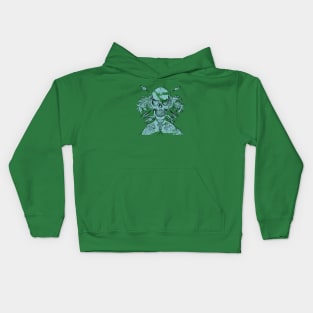 green skull Kids Hoodie